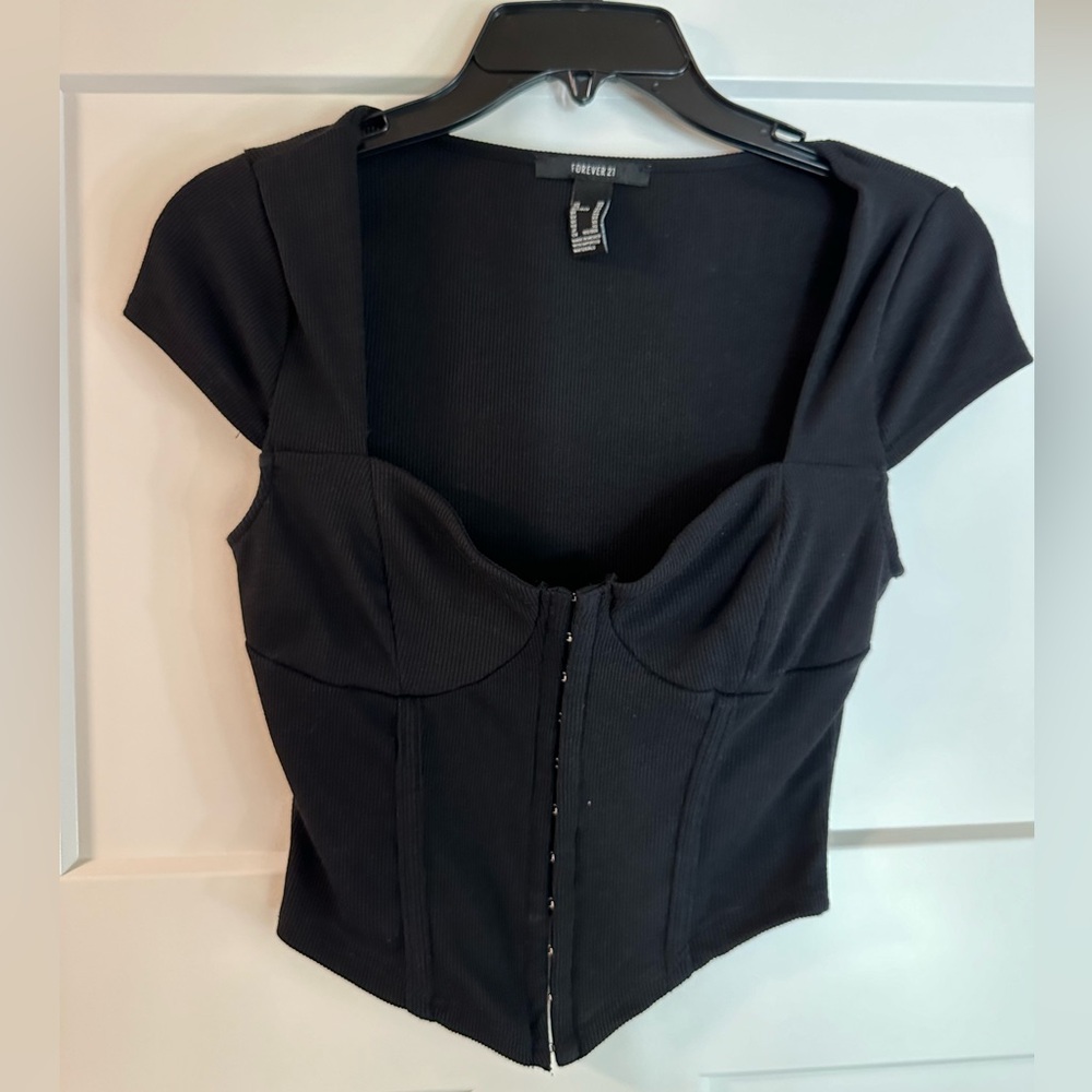 Corset Style Crop Top